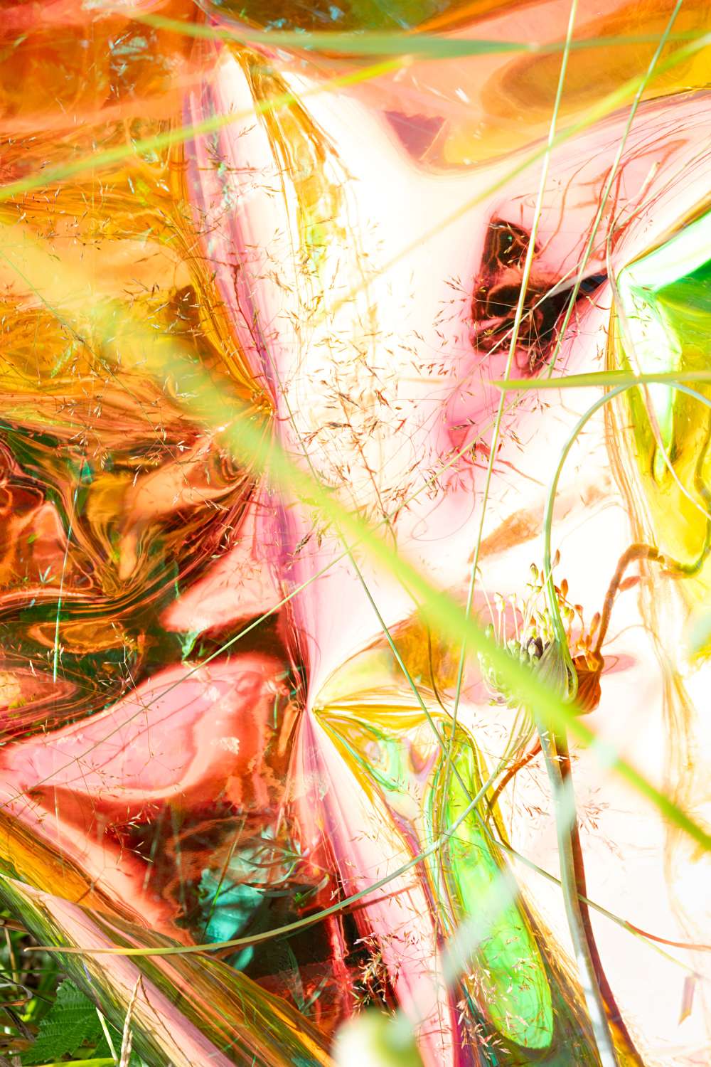 Die zarten Tiere der Psyche. Vorboten hier einer Musik, / Tender Creatures of the Psyche. Heralds of a Music Yet to Come, 2025 (aluminium sublimation print, 138 × 92 cm)