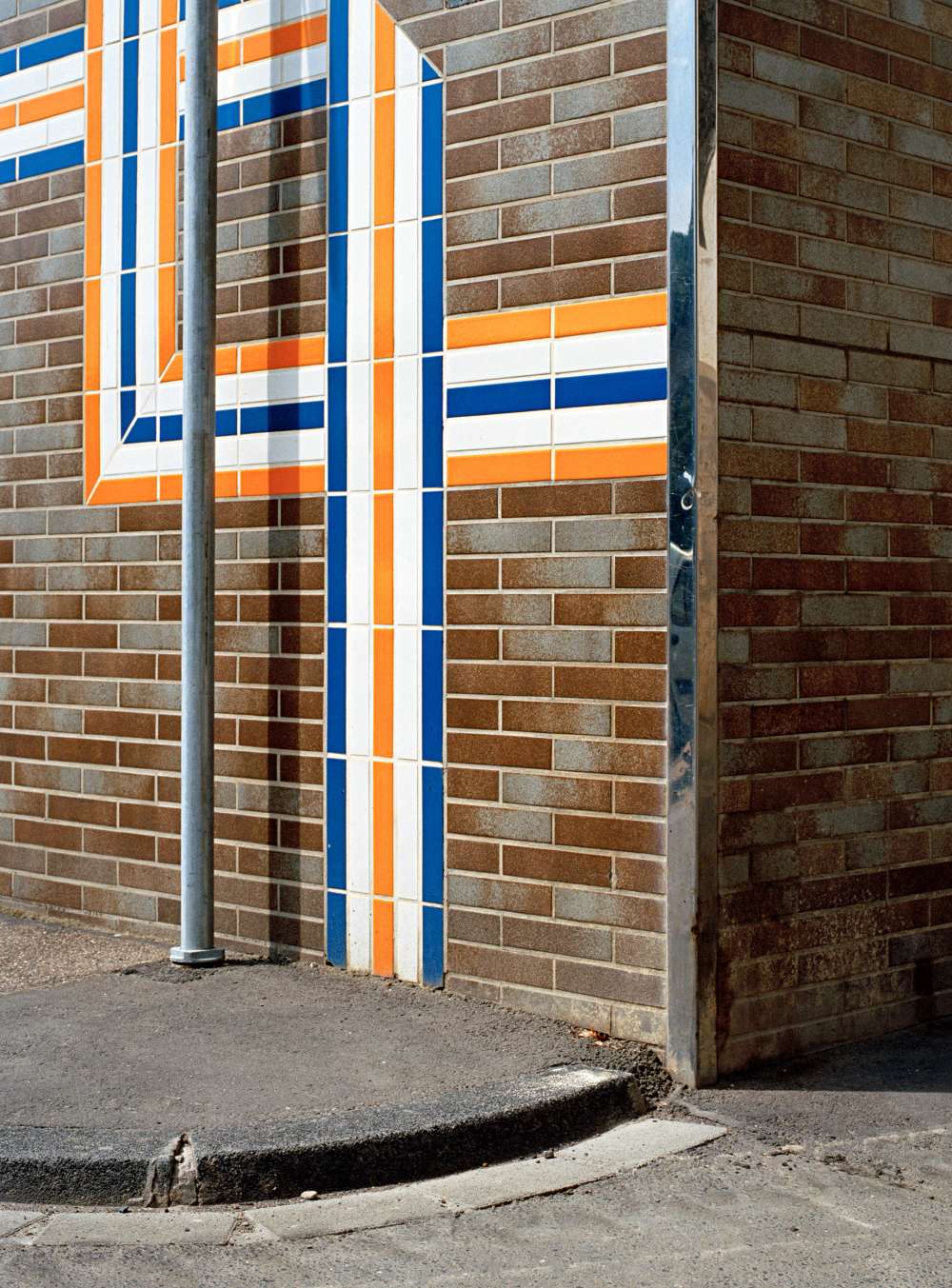 Ohne Titel (cross stripes), 2016, 80x60cm