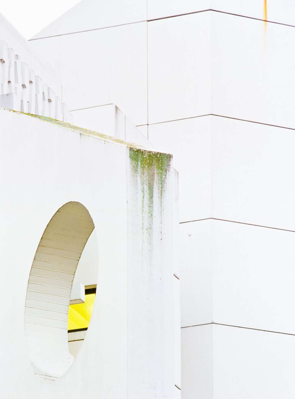 Ohne Titel (yellow white), 2016, 80x60cm